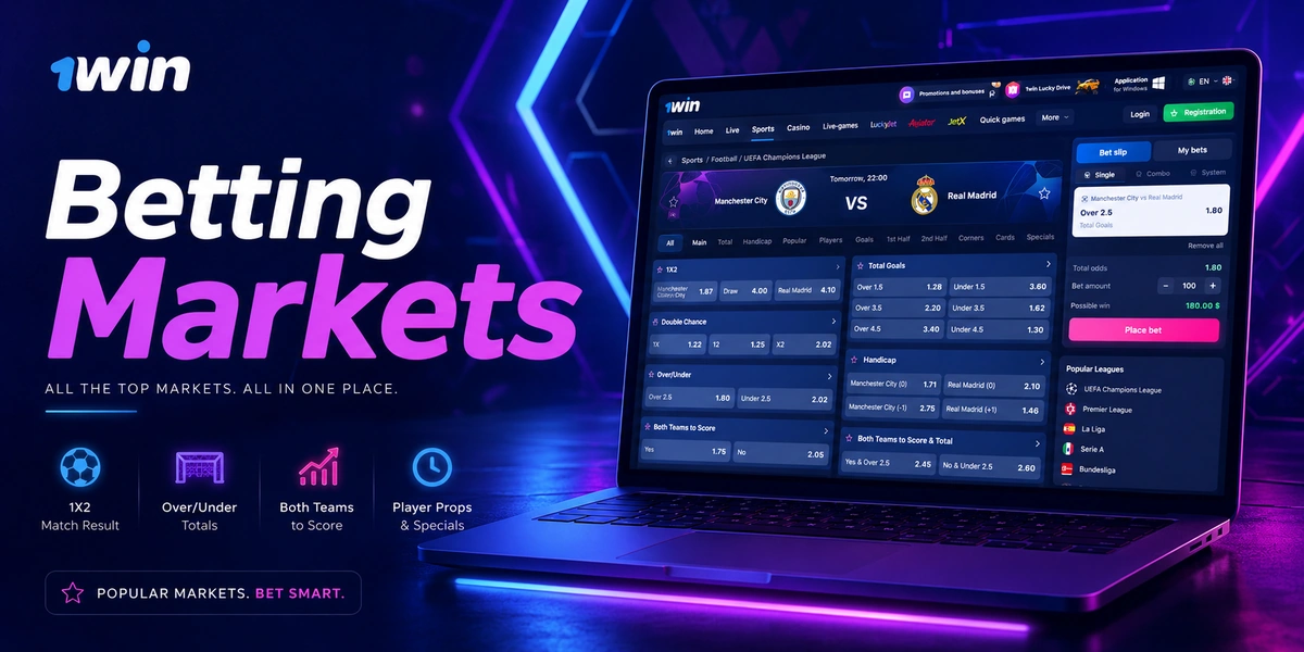 1win betting markets